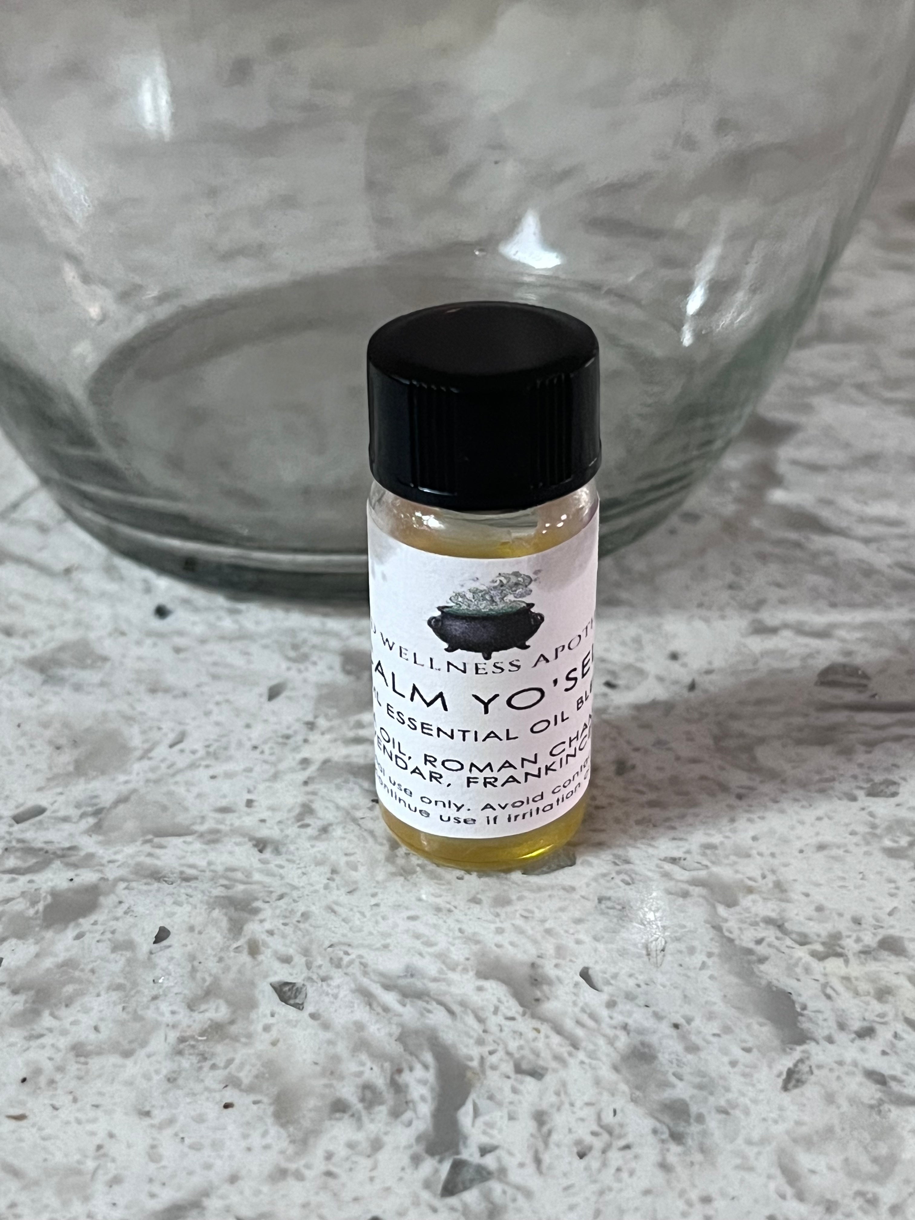 Calm Yo’self – Anxiety Relief Essential Oil Blend and Sugar Scrub