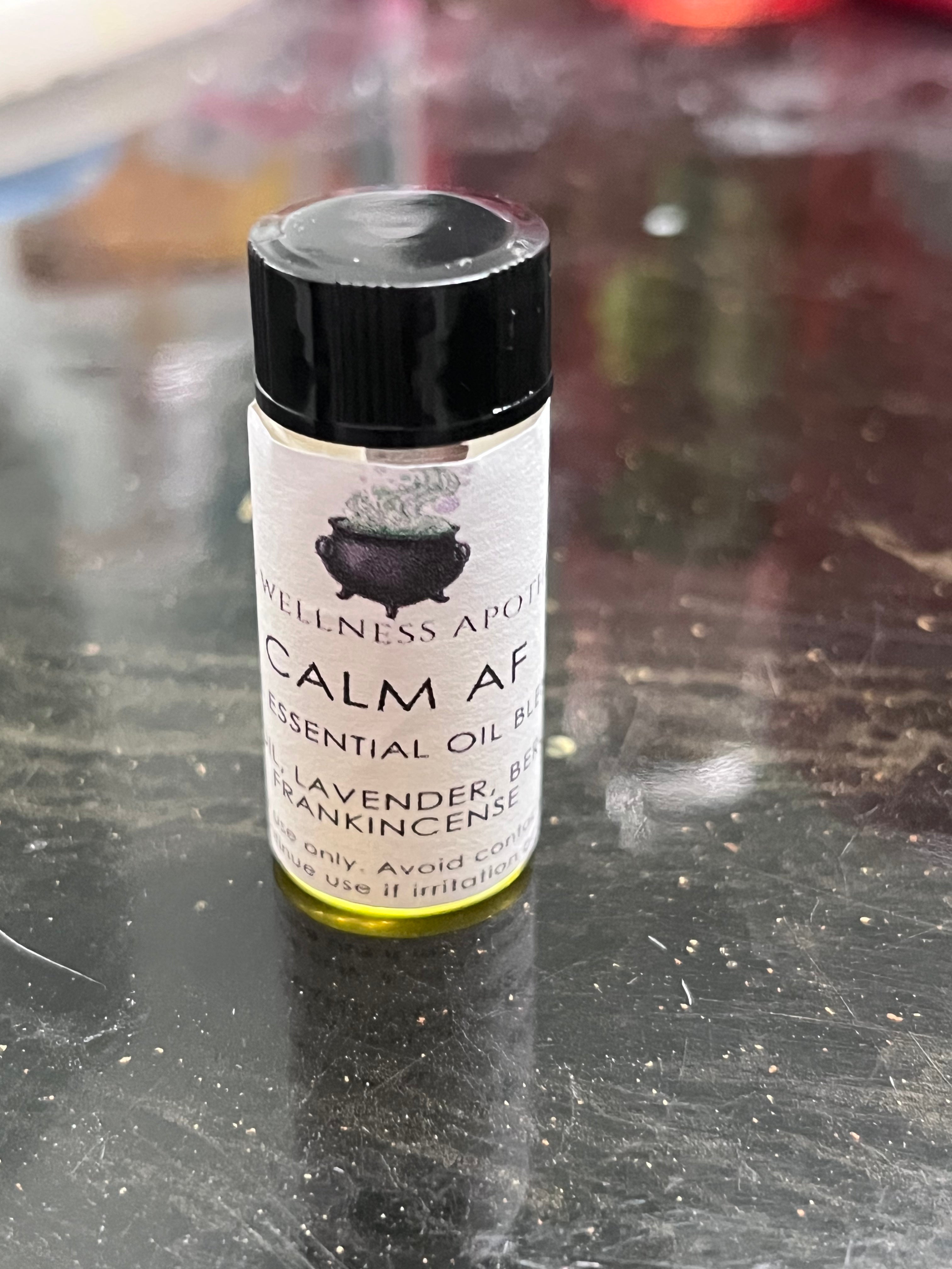 Calm AF - Stress Relief Essential Oil Blend and Sugar Scrub