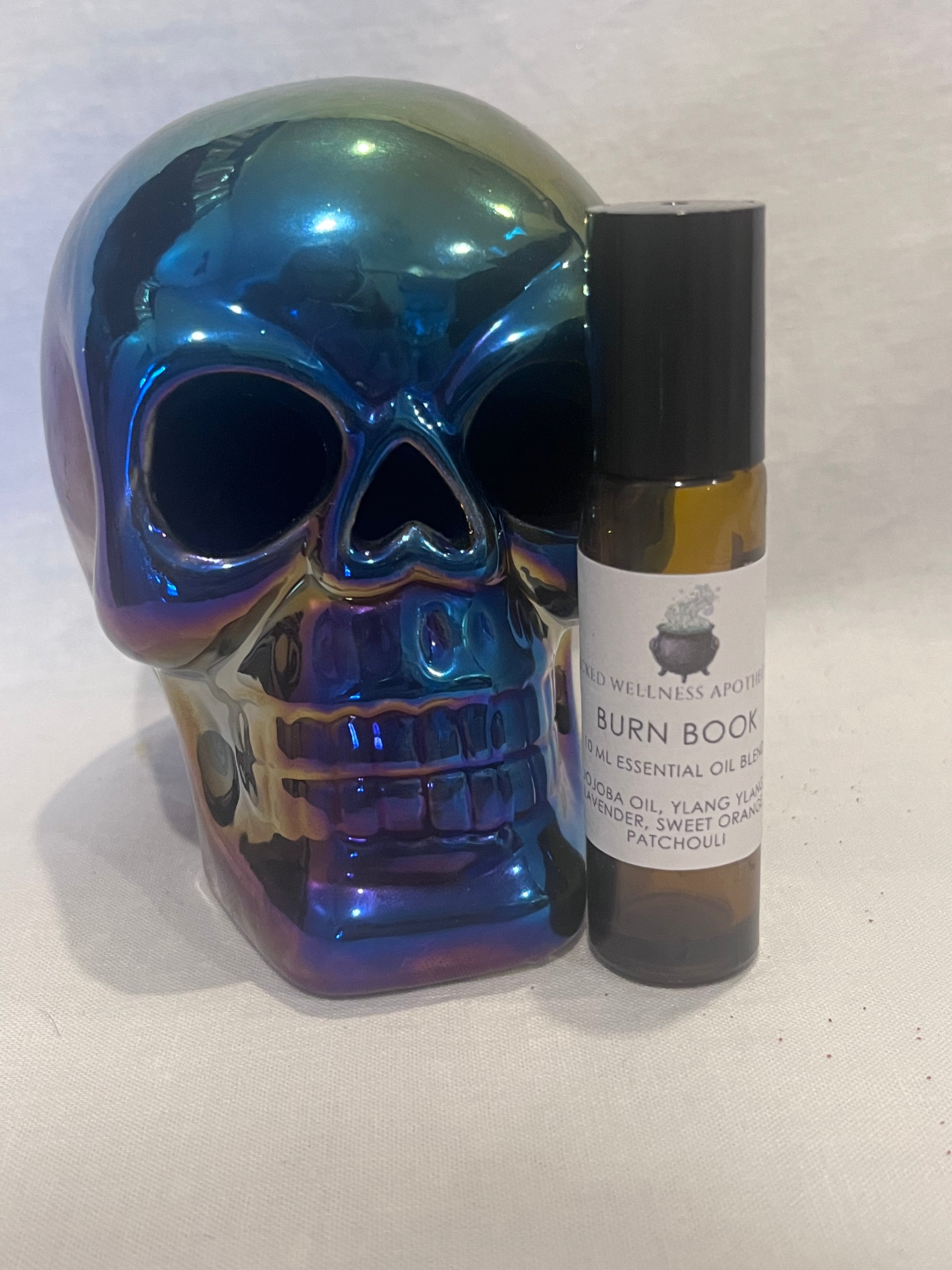 Burn Book – Sassy Confidence Essential Oil Blend Bottle and Sugar Scrub